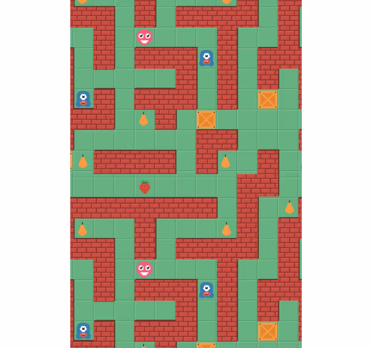 楽しい ブラインド 迷路生き物アドベンチャー - TENSTICKERS