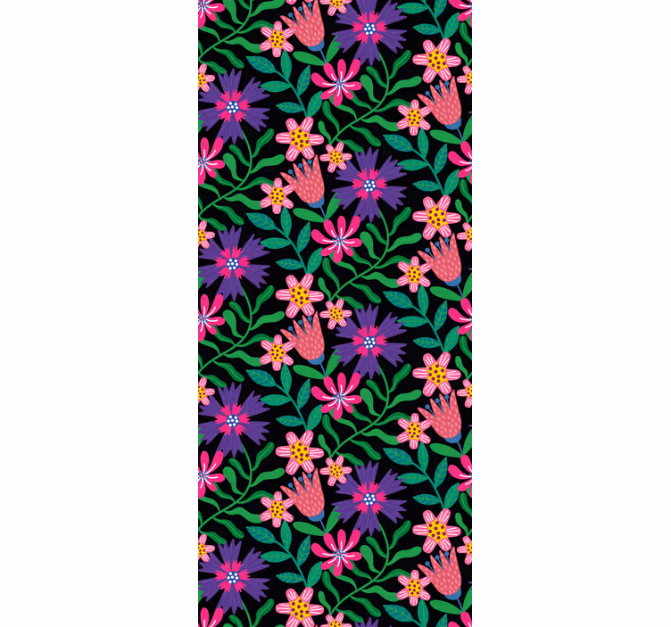 ブラインド 花や植物 フローラルハーモニーデザイン - TENSTICKERS