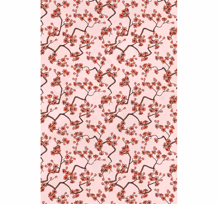 ブラインド 花や植物 桜の枝 - TENSTICKERS