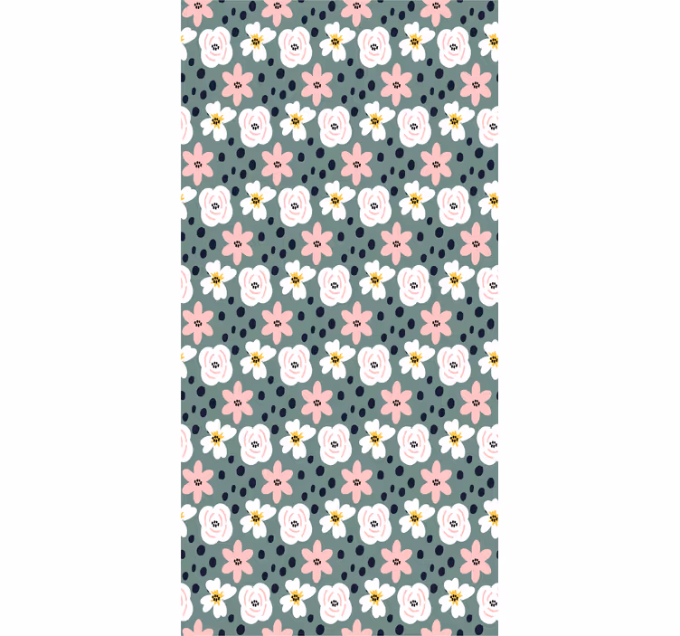 ブラインド 花や植物 開花するフローラルデザイン - TENSTICKERS