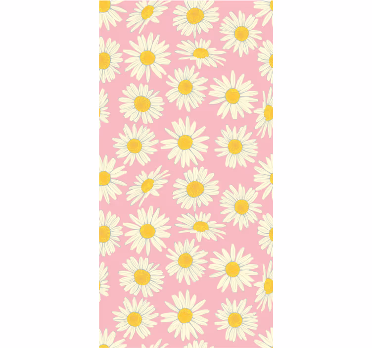 ブラインド 花や植物 デイジーパターンの花が咲く - TENSTICKERS