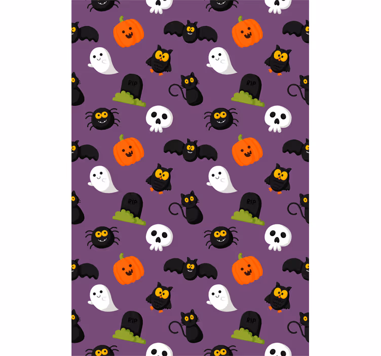 楽しい ブラインド ハロウィンテーマのキャラクター - TENSTICKERS