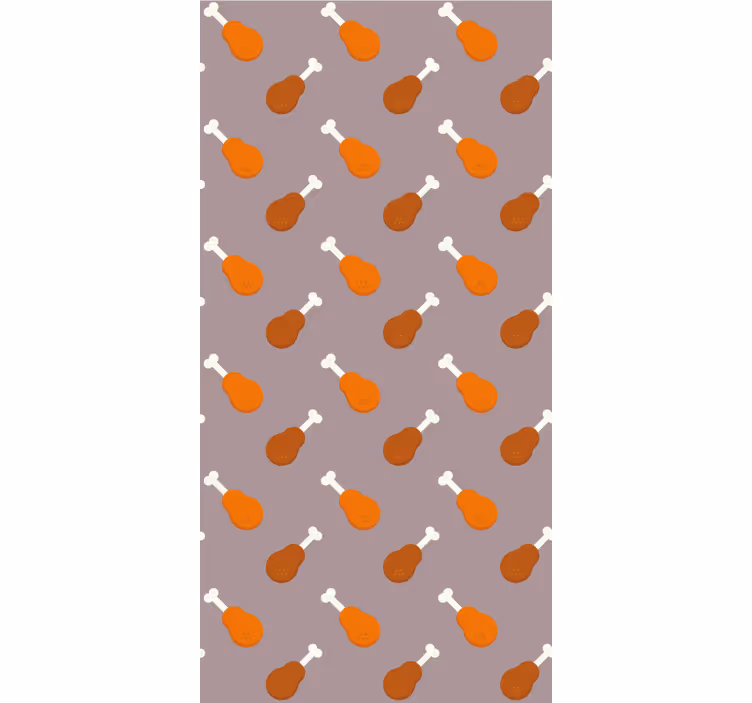 ブラインド オリジナル チキンドラムスティック柄 - TENSTICKERS