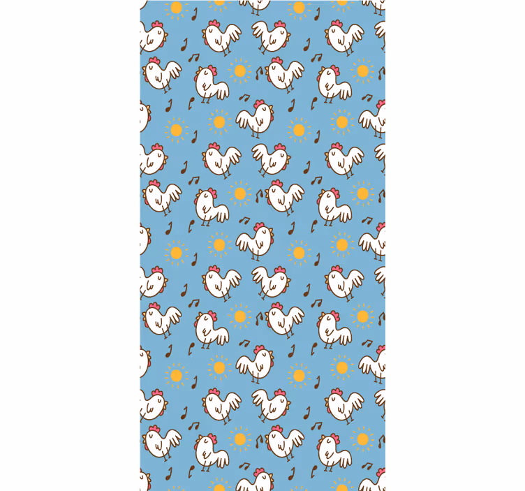 ブラインド 動物 鶏と太陽の模様 - TENSTICKERS
