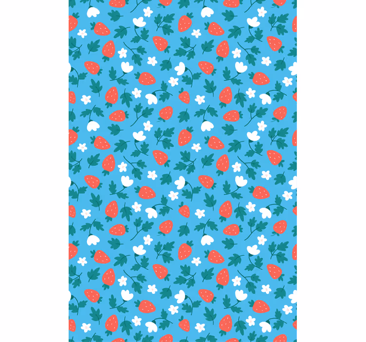 ブラインド 果物と野菜 フレッシュストロベリーパターン - TENSTICKERS