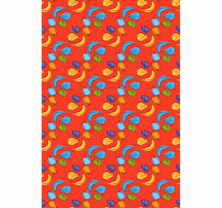 ブラインド 果物と野菜 活き活きとした果物の組成 - TENSTICKERS