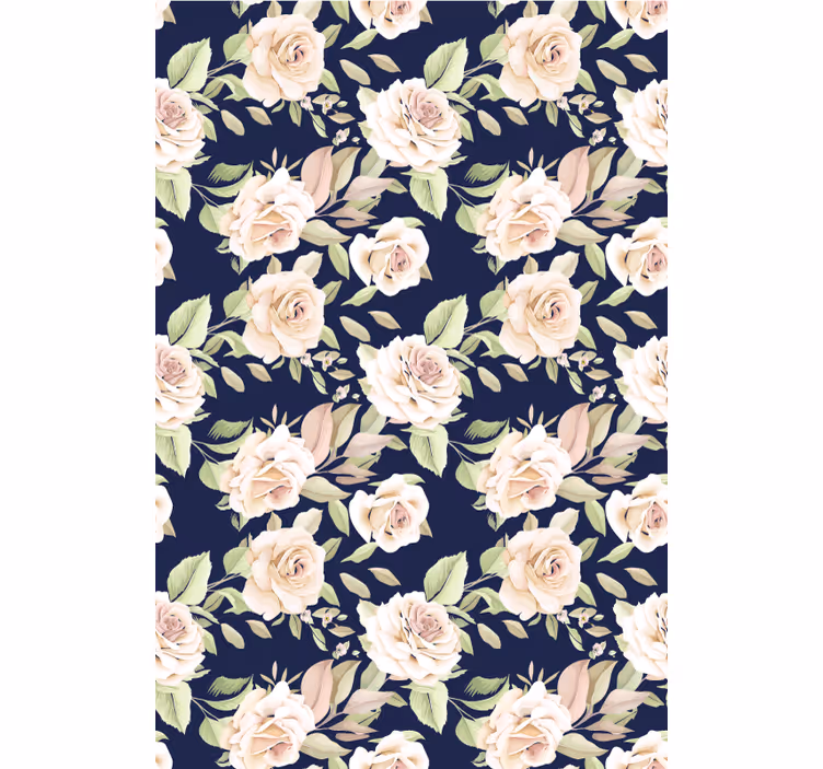 ブラインド 花や植物 フローラルローズパターン - TENSTICKERS