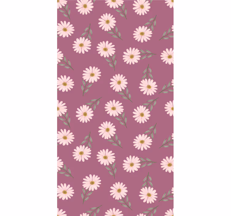 ブラインド 花や植物 デイジーフラワー柄 - TENSTICKERS