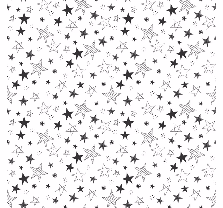 ブラインド 子供部屋 灰色の星空の冒険 - TENSTICKERS