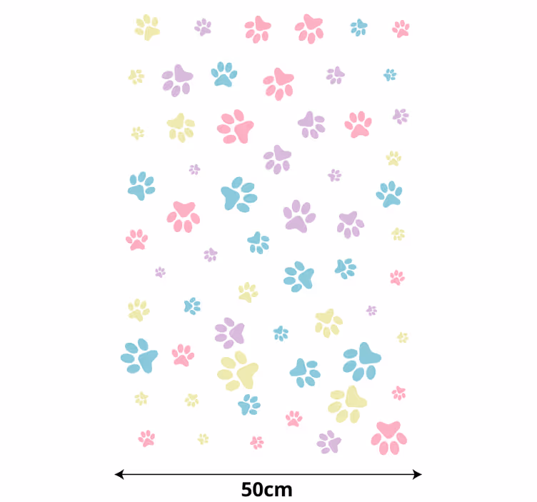 ブラインド 花や植物 カラフルな花柄パターン - TENSTICKERS