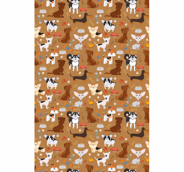 別のかわいい犬のパターン子供ブラインド - TENSTICKERS