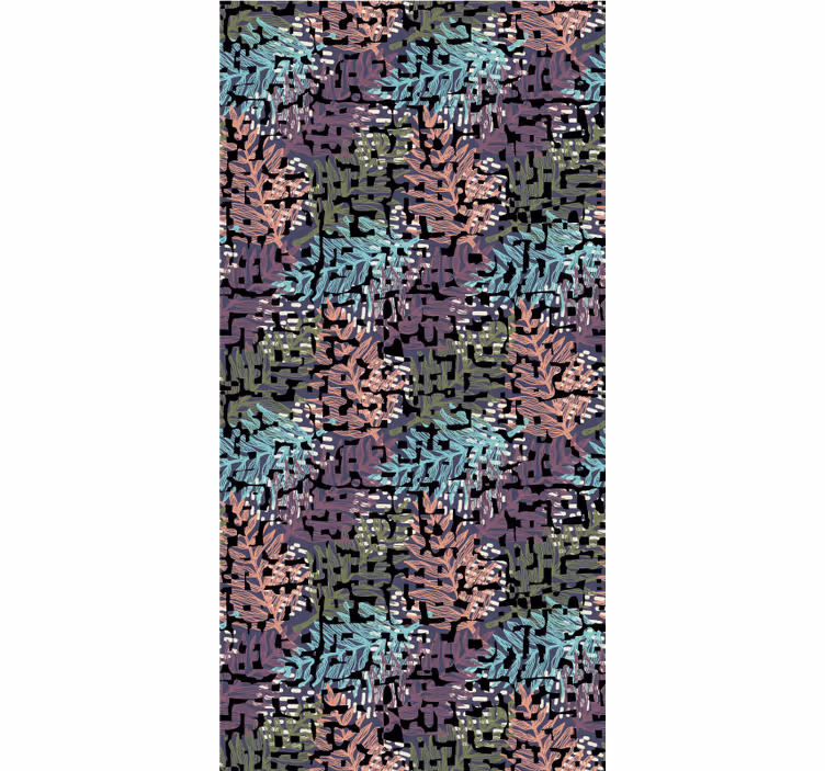 ブラインド 花や植物 植物模様デザイン - TENSTICKERS