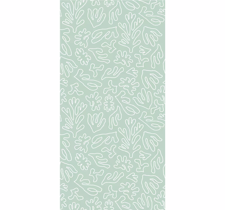 ブラインド 花や植物 スタイリッシュな植物のパターン - TENSTICKERS