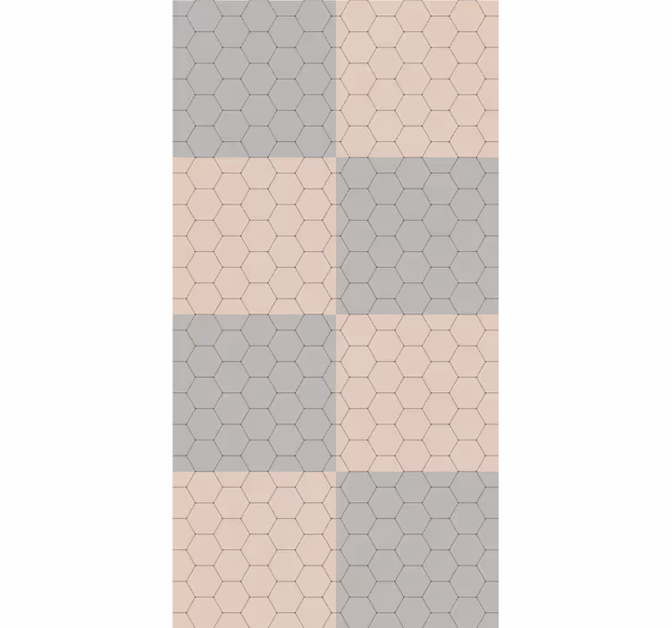 ブラインド エレガント 六角形パターンブロック - TENSTICKERS