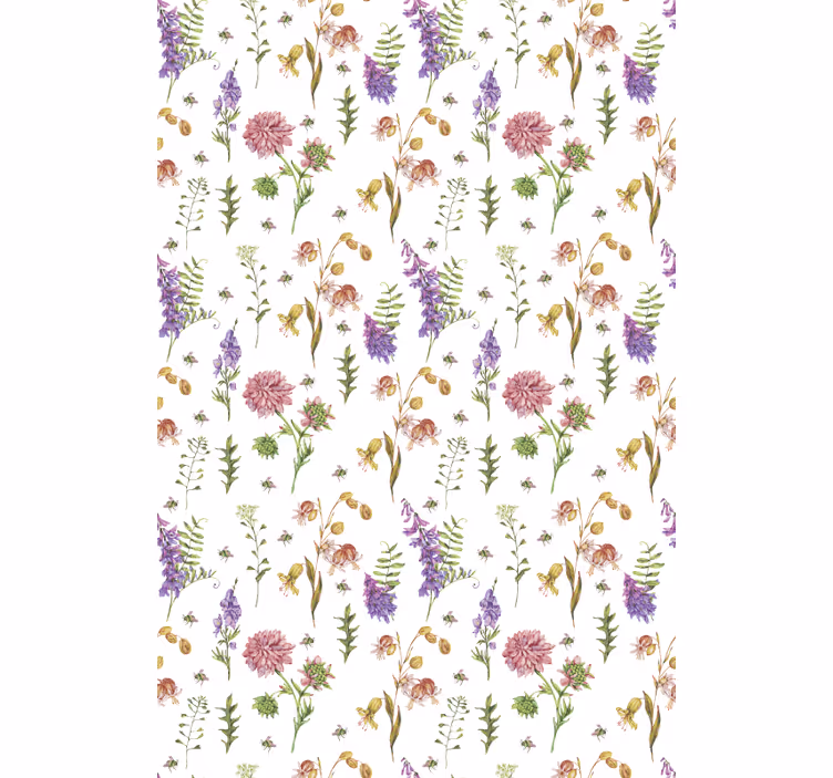ブラインド 花や植物 フローラルガーデンテーマ - TENSTICKERS