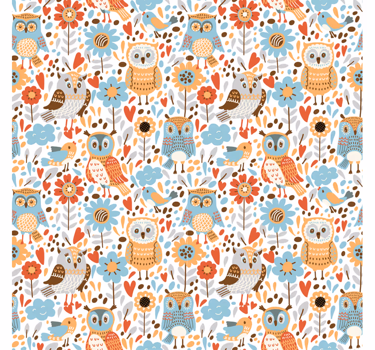 ブラインド 動物 魅力的なフクロウ柄 - TENSTICKERS