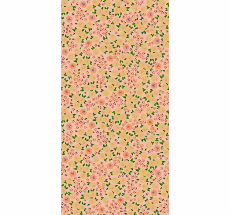 キッチン ロール スクリーン 花柄が咲き誇る - TENSTICKERS