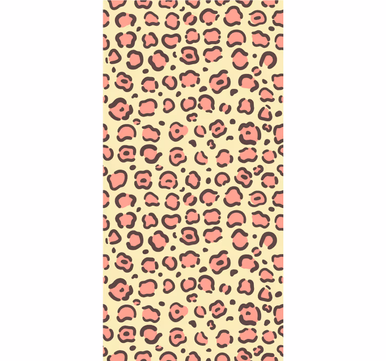 もうどうぶつ ピンクとイエローのヒョウ - TENSTICKERS