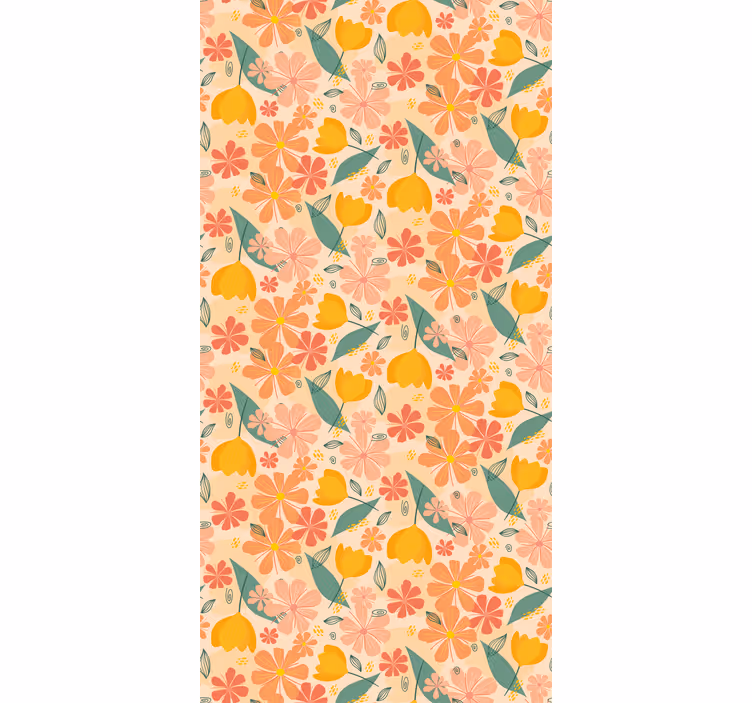 ブラインド 花や植物 フラワーデザインモチーフ - TENSTICKERS