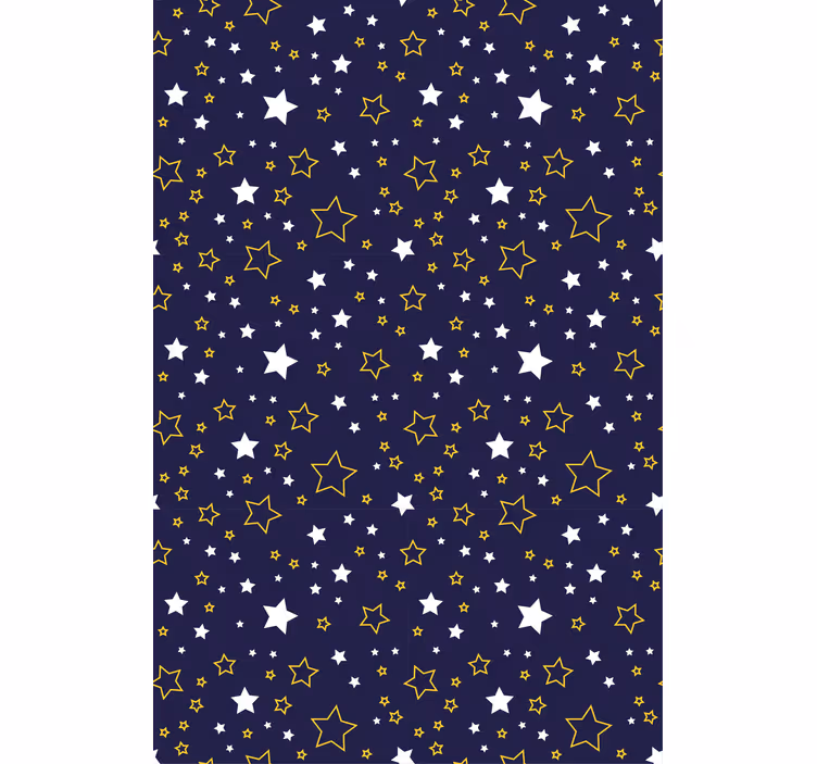 ブラインド 子供部屋 星空の夜のモチーフ - TENSTICKERS