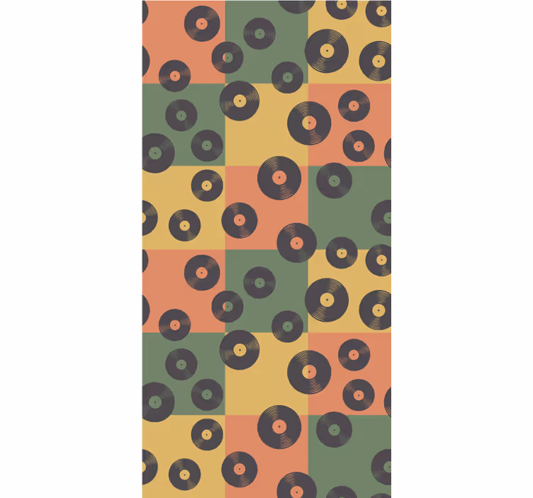 ブラインド もっとヴィンテージ レトロビニールレコード - TENSTICKERS