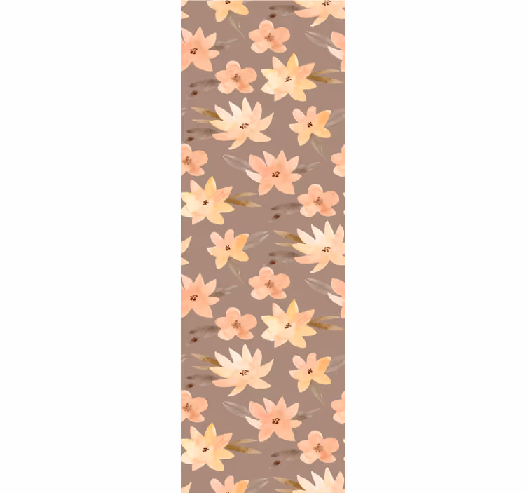 ブラインド 花や植物 ソフトフローラルパターン - TENSTICKERS
