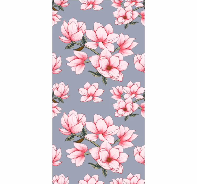 ブラインド 花や植物 モクレンの花柄 - TENSTICKERS