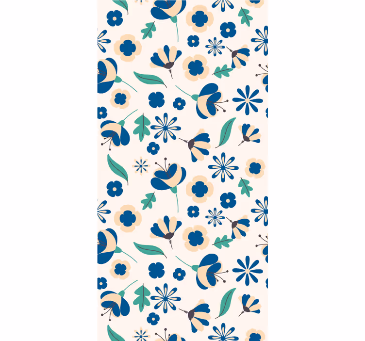 ブラインド 花や植物 ボタニカルフローラルパターン - TENSTICKERS
