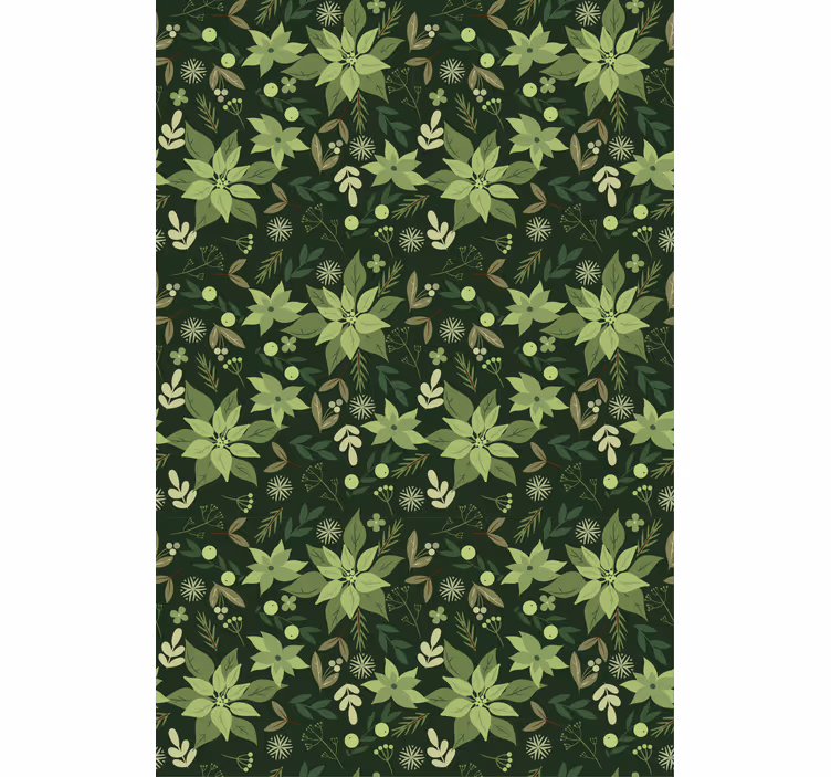 ブラインド 花や植物 豊かな緑の植物 - TENSTICKERS