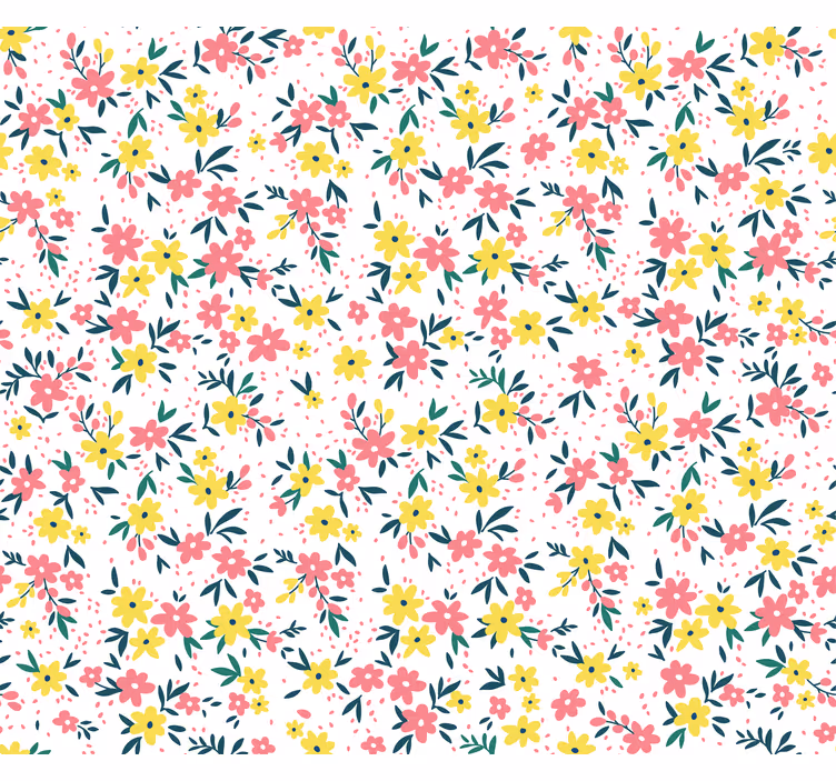 ブラインド 花や植物 フローラルブルームパターン - TENSTICKERS