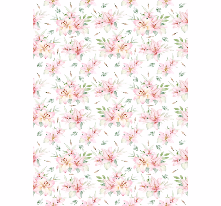ブラインド 花や植物 豊かな花柄 - TENSTICKERS