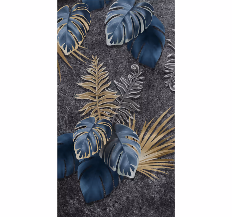 ブラインド 花や植物 トロピカルフォリッジアレンジメント - TENSTICKERS