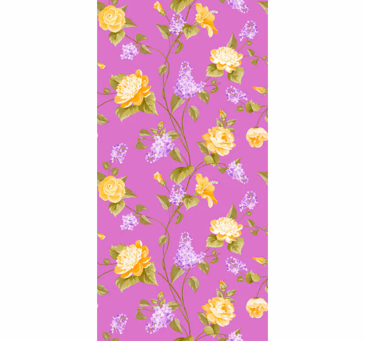 ブラインド 花や植物 フローラルブロッサムペインズ - TENSTICKERS