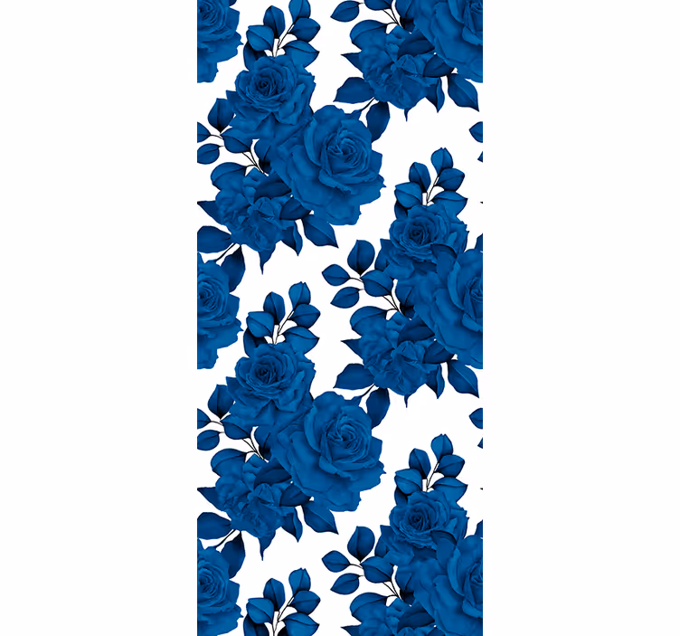 ブラインド 花や植物 アズールブロッサムモチーフ - TENSTICKERS
