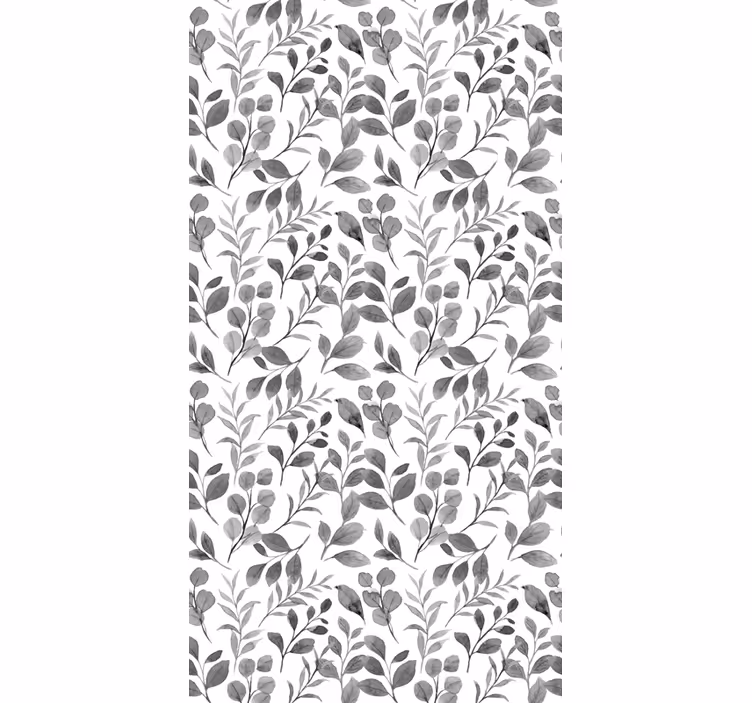 ブラインド 花や植物 緑豊かな植物模様 - TENSTICKERS