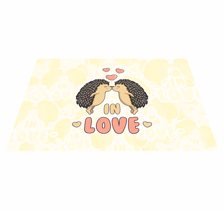 ランチョンマット 子供 ハリネズミ好きデザイン - TENSTICKERS