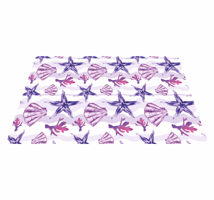 オリジナル ランチョンマット シーシェルパターン - TENSTICKERS