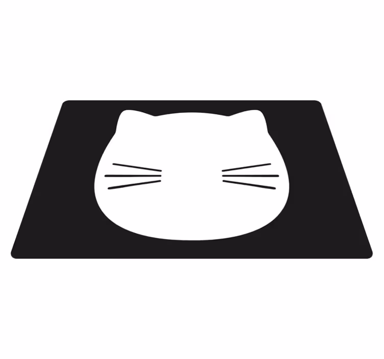 猫型オリジナルランチョンマット - TENSTICKERS