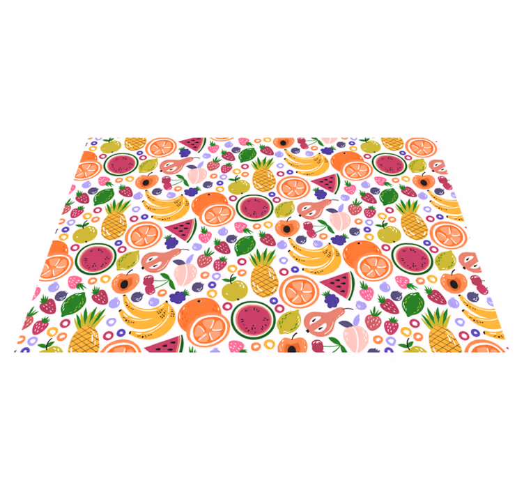 ランチョンマット 子供 フルーツパターンプリント - TENSTICKERS