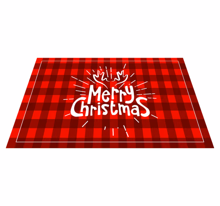 クリスマス ランチョン マット メリークリスマスデザイン - TENSTICKERS