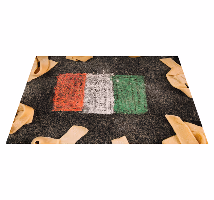 オリジナル ランチョンマット イタリア国旗の料理 - TENSTICKERS