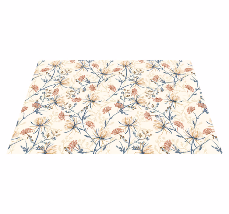 オリジナル ランチョンマット 花柄テーブルトップ - TENSTICKERS