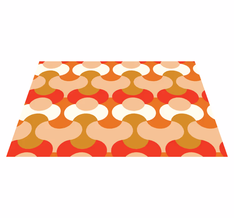 テーブル クロス モダン 鮮やかな幾何学模様 - TENSTICKERS