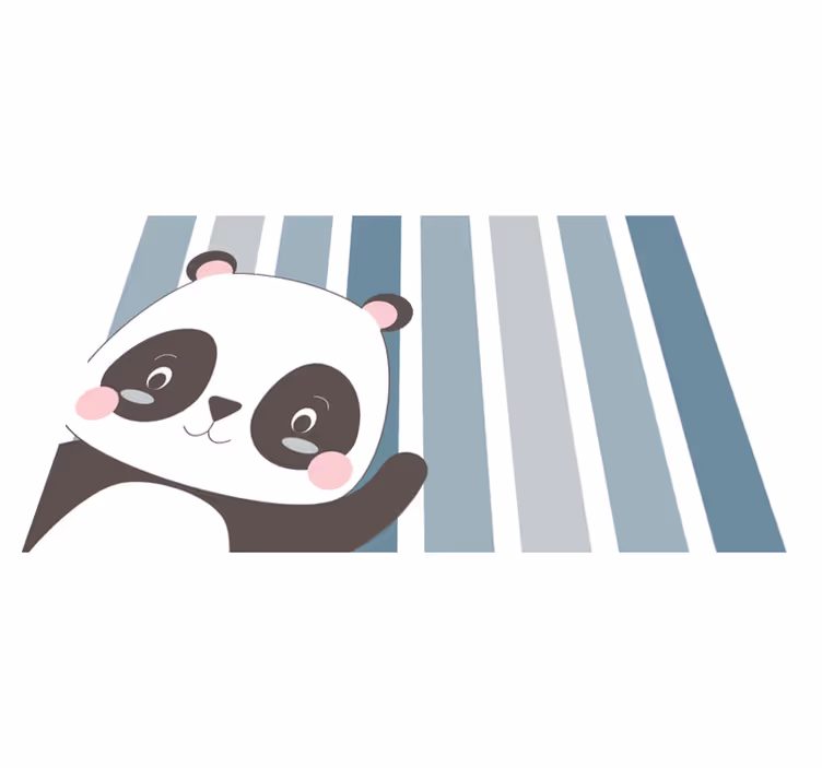 ランチョンマット 子供 パンダキャラクターデザイン - TENSTICKERS