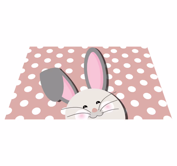 ランチョンマット 子供 陽気なウサギデザイン - TENSTICKERS