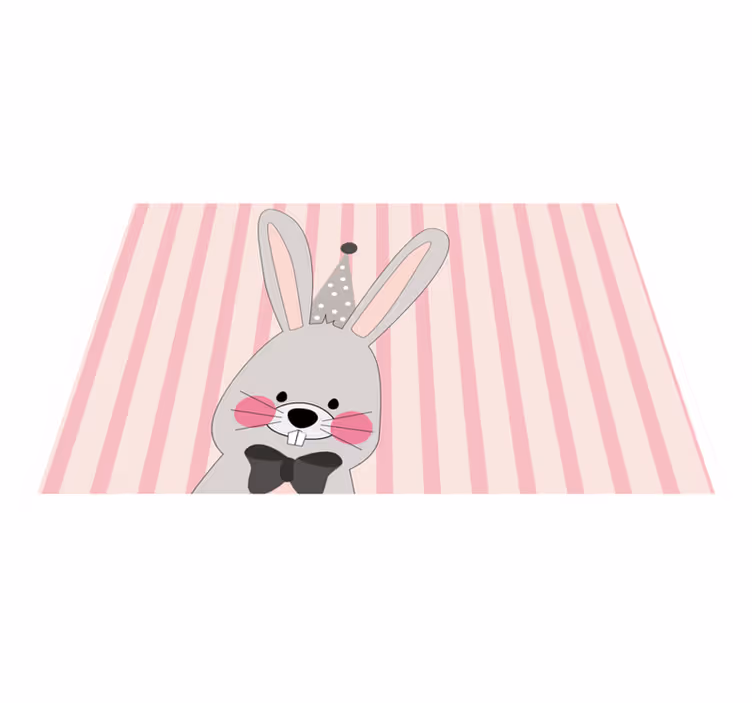 ランチョンマット 子供 かわいいウサギキャラクター - TENSTICKERS