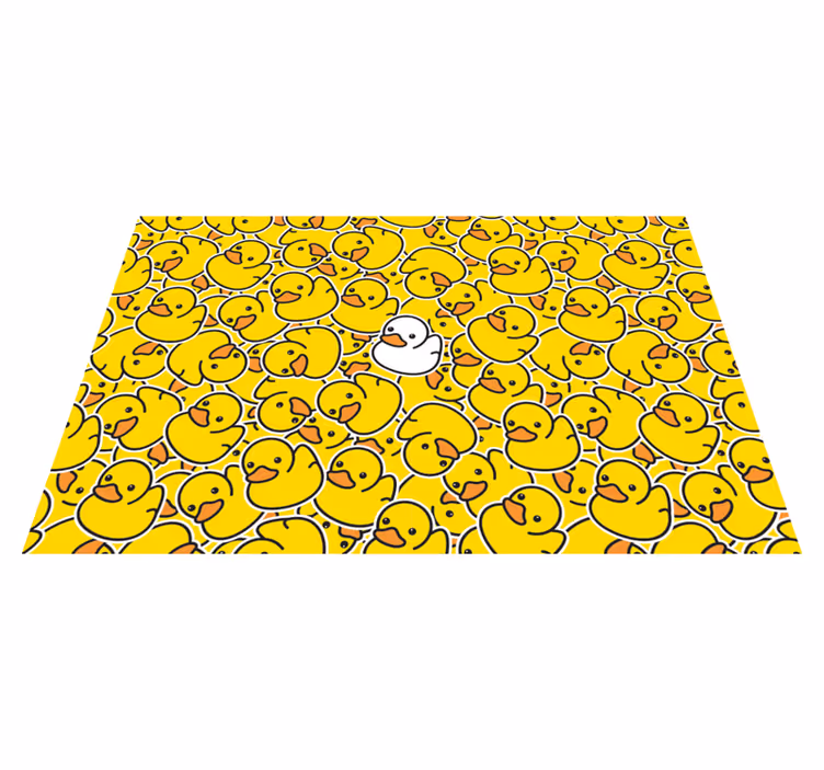 ランチョンマット 子供 アヒルの模様ディスプレイ - TENSTICKERS