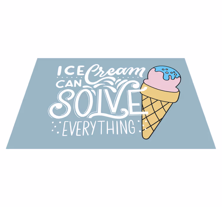 引用 ランチョンマット アイスクリームコーンの名言 - TENSTICKERS