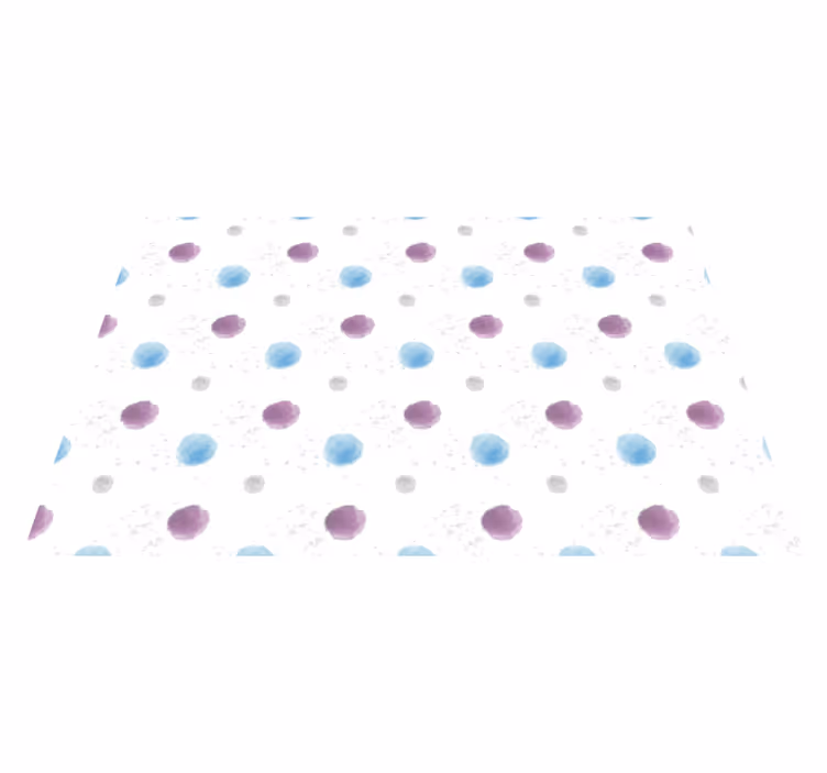 ランチョン マット 柄 カラフルな水玉模様 - TENSTICKERS