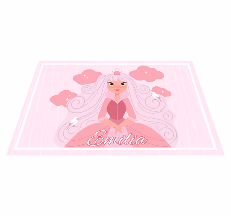 ランチョンマット 子供 プリンセスキャラクターアートワーク - TENSTICKERS